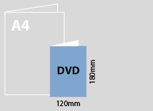 brochure size chart DVD Booklet