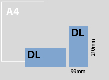 flat size chart DL